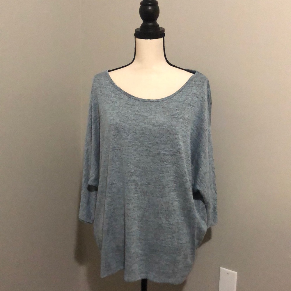 ⭐️3 for $30⭐️ Blue/Gray Marled Hi-Lo